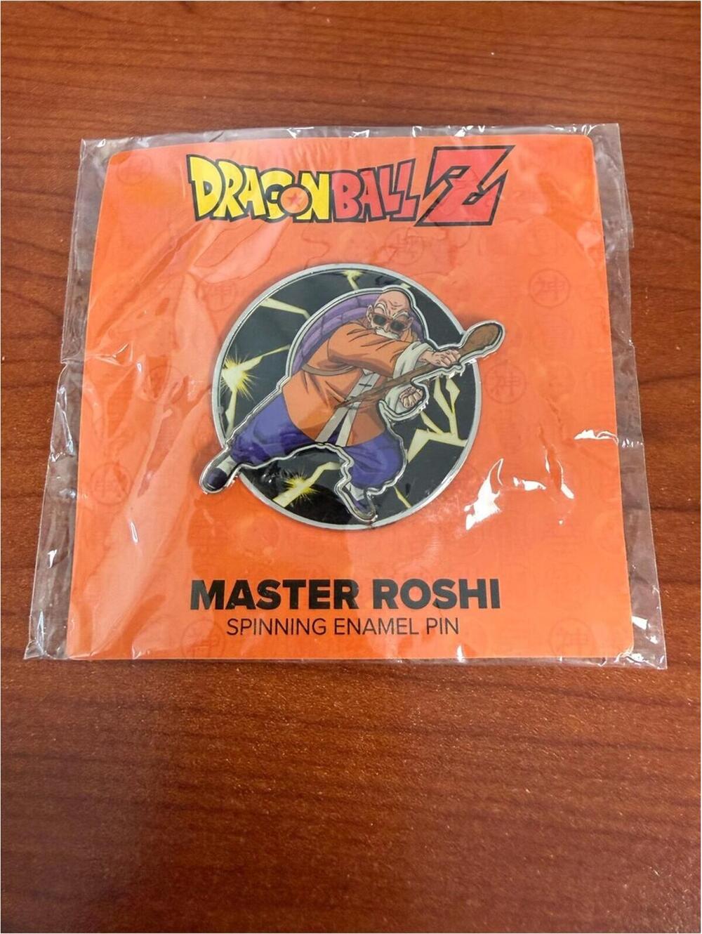 Dragon Ball Z Kids Master Roshi Orange & Purple Enamel Pin